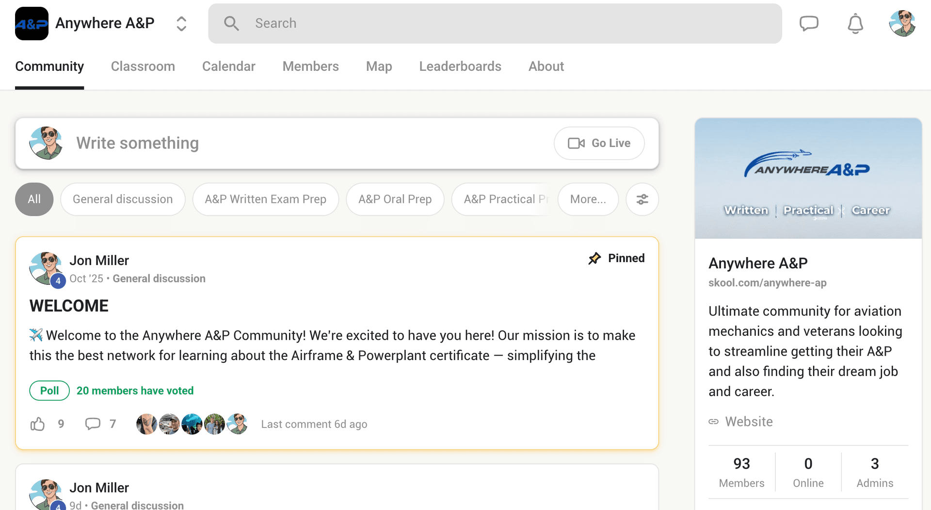 Anywhere A&P Community on Skool