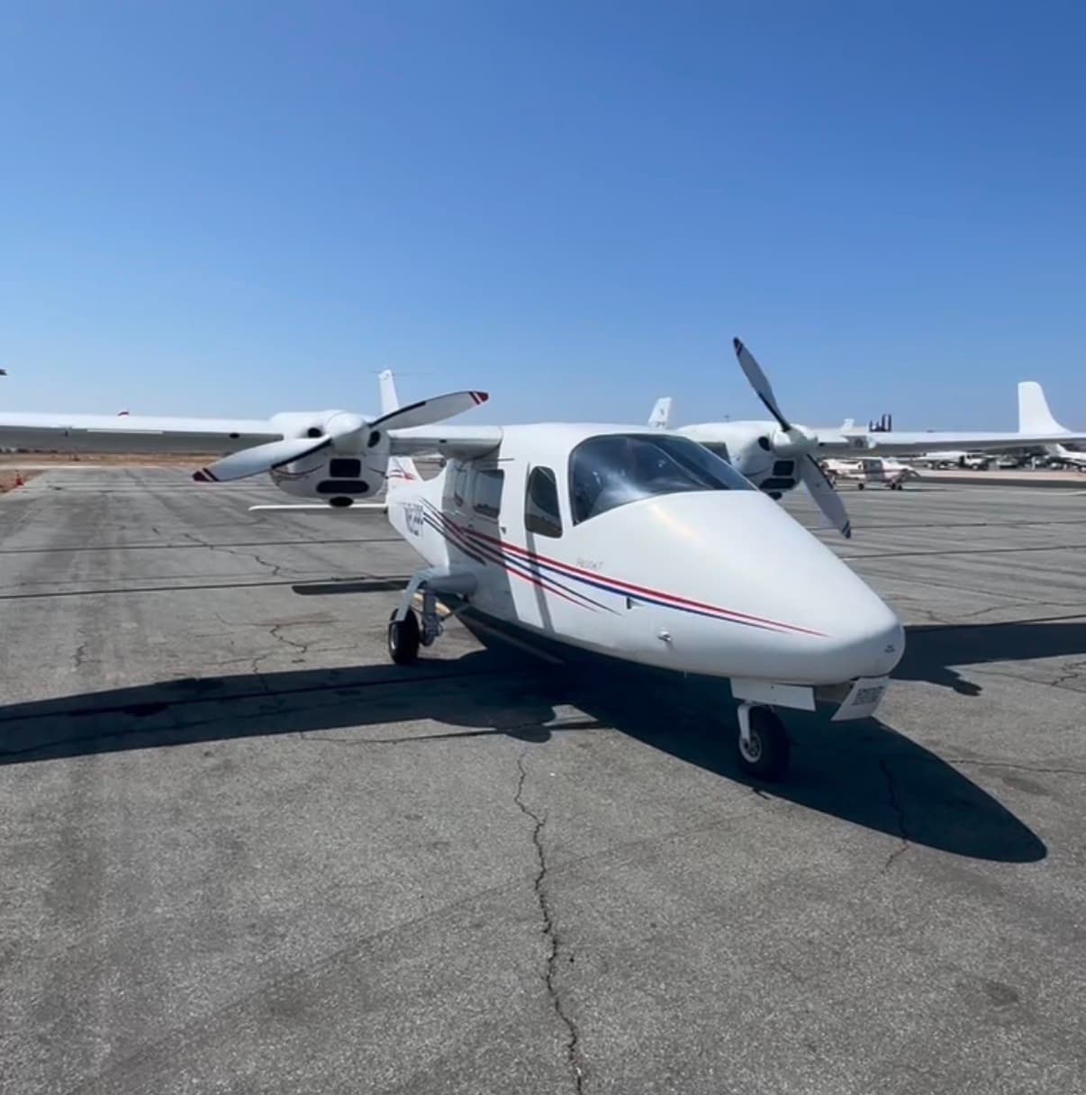 Commercial pilot training aircraft